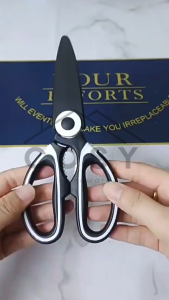 COSY Gunting Dapur Stainless Besar Multifungsi Gunting Ikan Ayam Daging Stainless Steel Gunting Serbaguna