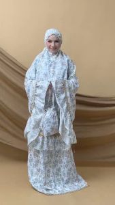 RHM - Mukena Katun Foil Rempel Travelling