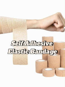 12 rolls Self-Adhesive Elastic Bandage Wrap/Waterproof Breathable Injury Tape for outdoor sports