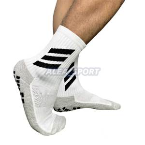 Kaos Kaki Fox Anti Slip Pendek Kaoskaki Olahraga Cowok Futsal Sebetis Sepakbola Cewek Hitam Putih