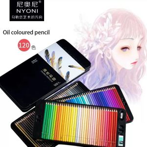 NYONI Oil - Based Color Pencils N8520! 24 - 120 Colors Professional Painting Must - Have