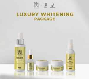 PAKET LUXURY ORIGINAL BY MONWHITE  perawatan glowing Hempas flek hitam