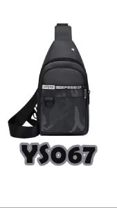 Tas Selempang Pria Waistbag Casual Lubang Earphone Tas Bahu Pria Terbaru -YS067