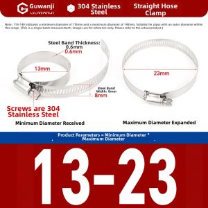 GUWANJI | 304 Stainless Steel Hand Tightening Clamp