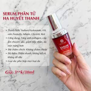 (Miss CanDy)SERUM PHÂN TỬ HA HUYẾT THANH1 Chai 30ml -SERUM HA PEPTIDE Chống lão hóa Giảm nếp nhăn (Hàng chính hãng )