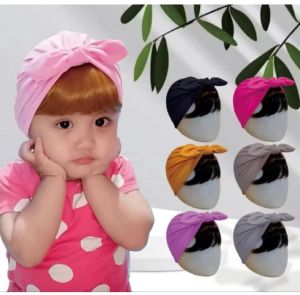 Bandana Wig Bayi Poni Turban Pita / Turban Anak Perempuan Lucu