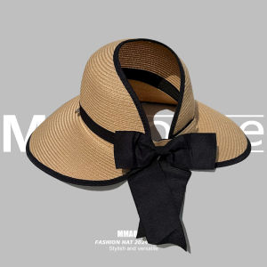 MMAOCOE | Sunscreen Foldable Straw Sun Hat with Bow