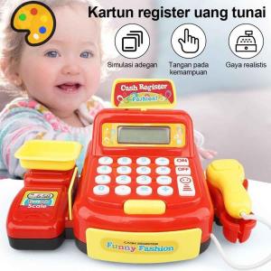 Childrens Cash Register Toys for Kids Grocery Store Set Educational Learning Toy for Girls Boys Birthday Children Gifts