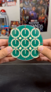 [JPEARLY] Sengso Magnetic Clock V2 | Limited Edition in Miracle Green | Dragon Scale Magentic Clock Speed Puzzle
