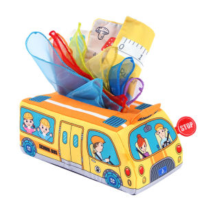 Jollybaby | Tear-resistant Cloth Toy Educational Tissue Box