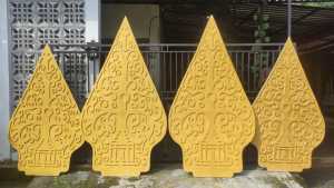 Dekor Manten Gunungan Wayang Kulit 120 x 200cm 2pcs