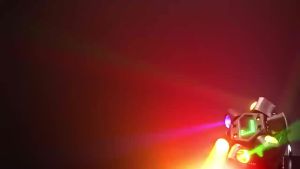 Six Arms RGBW LED Beam Moving Head Light DMX Pattern Strobe Laser Stage Lighting Remote Control Disco Halloween Xmas DJ Lights