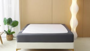 Váy Giường Siêu Mềm Mại Co Giãn Không Trơn Trượt Giặt Máy Được 100% Polyester Họa Tiết Trơn Dùng Cho Phòng Ngủ Phòng Khách