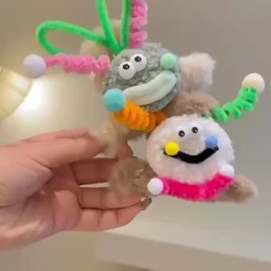 Funny Plush Hair Clip Creative Cute Plush Stuffed Hair Clamp Charm Hairclip Mini Grab Clip