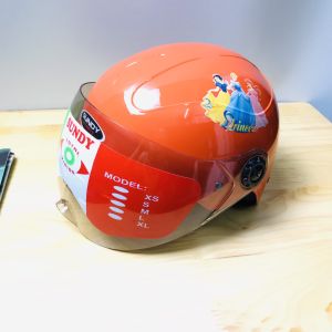 nón bảo hiểm cho bé gái 3 tuổi /4 tuổi /5 tuổi /6 tuổi /7 tuổi /8 tuổi-dưới 26kg -hình công chúa