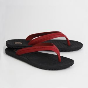 Sandal Jepit Pria Dewasa Full Karet Empuk Kuat Awet Anti Licin Camou Bali Lava Hitam Merah