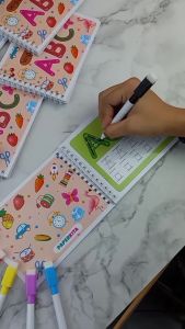 Buku Wipe Clean Anak – Belajar Menulis dengan Metode Tracing Full Color + Spidol Gratis!