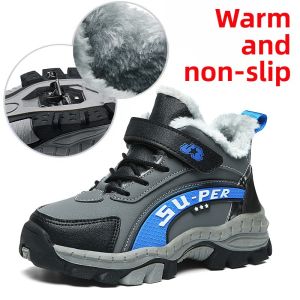 Insulated Warm Slip-resistant Winter Cotton Shoes for Boys