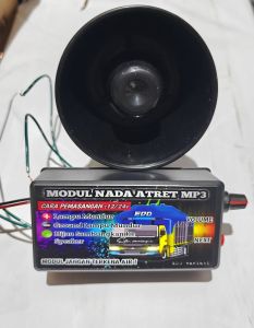 Alarm Mundur Mp3 Nada terbaru Basuri Nada Awas Awas 12/24V Mobil Pickup Truck/Bus