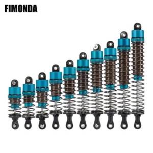 4Pcs Adjustable Oil Filled Shocks 52mm-120mm for 1/10 RC Buggy Truggy On Road Touring Drift Cars Monster Trucks Upgrade Parts