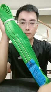 Dây cáp vải tròn cầu hàng 2 Tấn - 3 MÉT (Rộng 5.5cm hệ số 6:1) #vattuducduyen