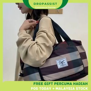DROPASSIST 1613 Extendable Waterproof Foldable Wet Dry Hand Carry Large Travel Bag Luggage Organizer Beg Melancong Lipat