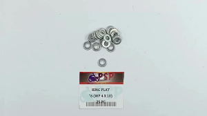 Ring Plat "6 WP 4 X 10 Harga Per Pak isi 25 (PSP) Reng Plate Pelat Washer Kunci 6 Diameter 4mm