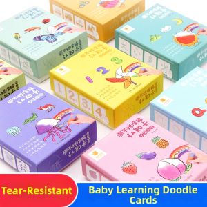 XIAOSHUGUOGUO | Wipeable Durable Educational Drawing Book for Toddlers