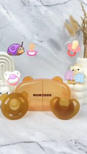 Momosee Empeng Bayi 2in1 BPA Free Dot Bayi Newborn Empeng Bayi Bulat Gepeng Dot Bayi Silikon BB14