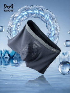 MiiOW | Cotton Moisture-proof Four-cornered Boxer Shorts