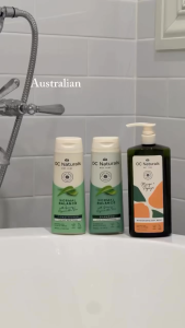 Combo Dầu Gội & Xả Dưỡng Tóc Bóng Mượt OC NATURALS ÚC 400ML Normal Balance Giảm Khô Xơ Gãy Rụng Chiết Xuất Lô Hội