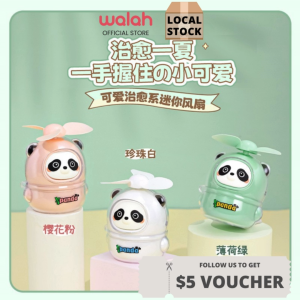 Portable Mini Fan Strong Wind Fan Cute Rechargeable Cooling Fan Cartoon Fan