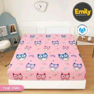 Sprei tahan air bahan waterpoof sprei anti ompol size no 1 no 2 no 3