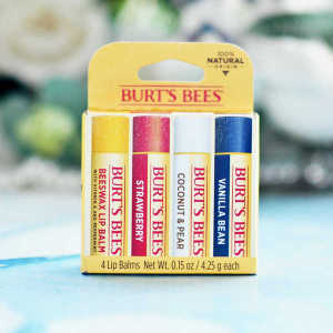 Burt#39s Bees Bee Natural Lip Balm Lip Balm Children Pregnant Women Available in Four Seasons Anti-dry 4