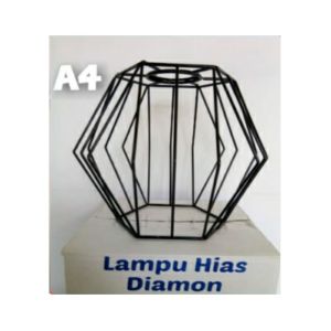 KAP/RANGKA LAMPU GANTUNG DIAMOND MINIMALIS HIAS PELAMINAN PENGANTIN MURAH