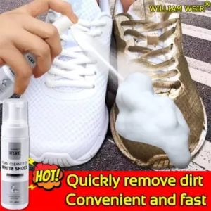 Pembersih Sepatu No-wash Strong Decontamination 💖 Shoe Cleaner for White Shoes 200ML White Shoes Cleaner Yellow Stain Remover for Shoes Rubber Shoes Cleaner White Shoe Whitening Cleaner