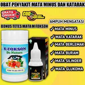 Obat Mata Katarak Tanpa Operasi Obat Mata Minus Dan Rabun Jarak Jauh Bpom Rabun Dekat Obat Mata Buram SIlinder Glaukoma Mata Merah Perih Berair Berlemak Ptrygium Ptrigium Herbal K Fokson Vitama De Nature Untuk Pria Wanita Original