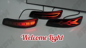 Toyota Corolla Altis 2014 2015 2016 2017 2018 Reflector Rear Bumper LED DRL Daylight Rear Spotlight Foglamp Running Turn Signal Light