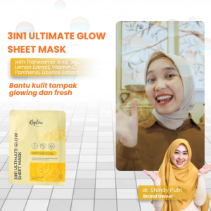 Sheet Mask Reglow Masker Wajah Glowing