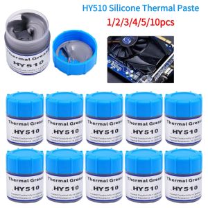 1/-10pcs 10g HY510 Silicone Thermal Paste CPU Thermal Paste For Conductive Grease Heatsink CPU GPU Chipset Notebook Cooling