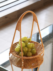 Bát Đựng Trái Cây Nhiều Lớp Phong Cách Châu Âu Bát Đựng Kẹo Bát Đựng Trà Chiều Bát Đựng Đồ Dùng Gia Đình Bát Đựng Trái Cây Bằng Sợi Tre