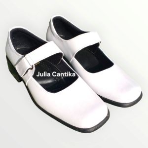 sepatu pantofel paskibra wanita kulit hitam