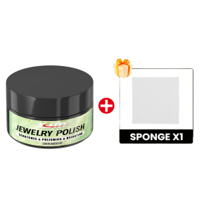 KJM 30g Jewelry Polish Cream Instant Tarnish Remover for Gold Silver Diamonds Watches - All Metal Jewelry Cleaning Solution
