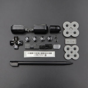 1Set For NDSL Replacement ABXY L R D-Pad Cross Button Conductive Rubber Pad Stylus Pen For DS Lite Game Console