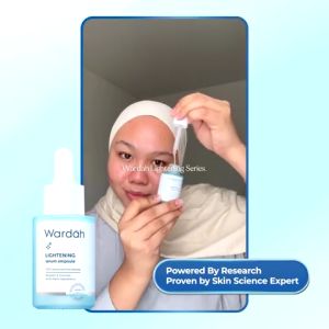 WARDAH Lightening Series Face Wash Exfoliating Day Cream Night Serum Toner Gentle Cleanser Moisturizer Micellar Water