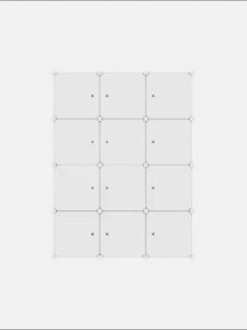 MOLORE | Child-friendly Free Assembly PP Plastic Wardrobe
