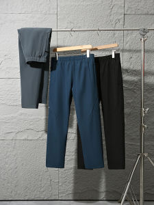 Fleece Lined 3D Tailored Straight Leg Long Pants Outdoor Sports Men Women Autumn Winter Casual Trousers Youth Popular Polyester Spandex