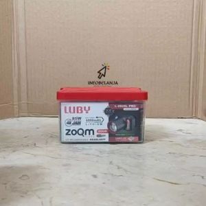 Senter Kepala LED Luby L-2925L PRO 85W Zoom Flash Cahaya Putih Garansi Resmi Original