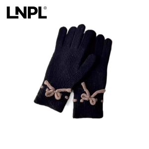 Thick Warm Touch Screen Winter Ladies Knitted Gloves