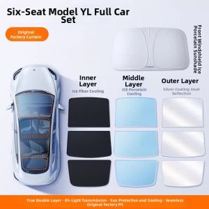 CAFELE | Tesla Compatible Sunshade Insulation Magnetic Sun Visor
